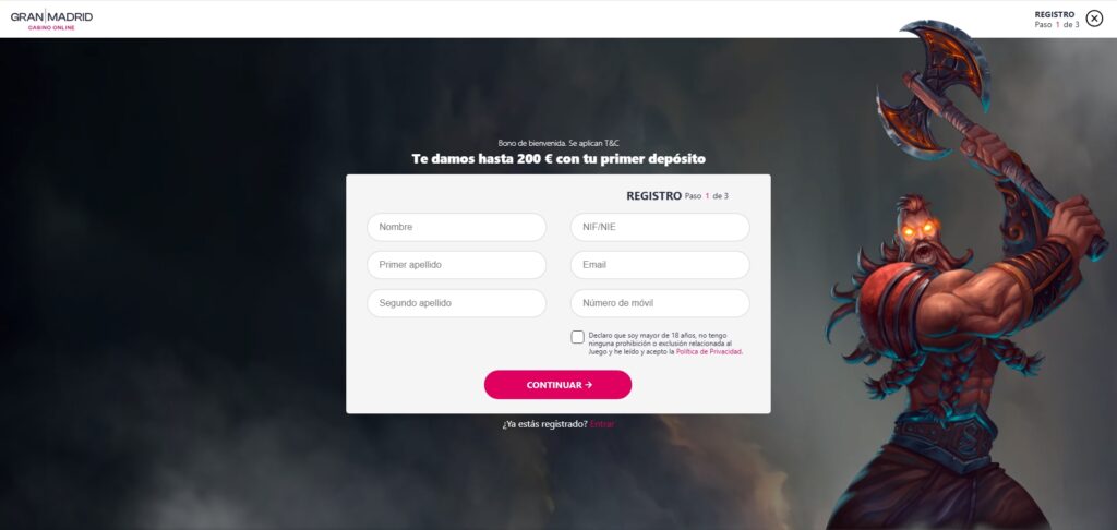 Casino Gran Madrid Online